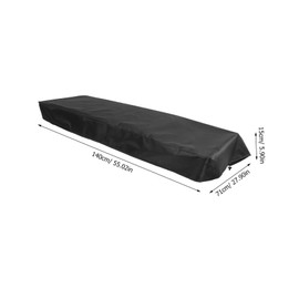 WOONEKY Under Desk Treadmill Cover Dustproof Protection for Fitness Equipment Stylish Oxford Secure Fit Easy Installation