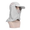 Outdoor Sunscreen Hat Ventilate Adjustable Removable Sun Protection Wide Brim