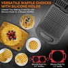 Baker's Friend Multi Shapes Waffle Iron, A Combo of Mini