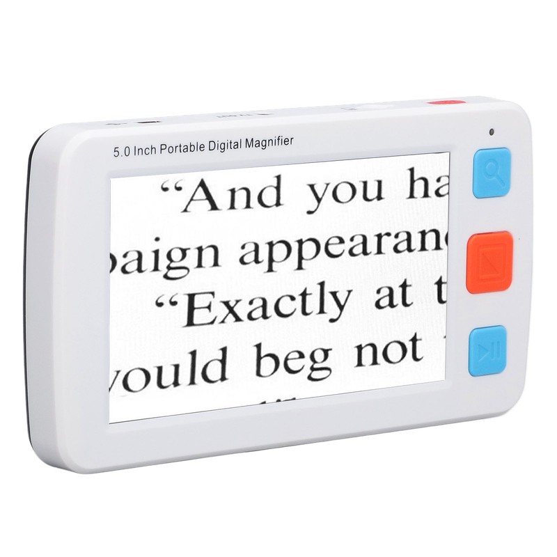 5.0in Electronic Digital Magnifier Portable Reading Aid 4X‑32X Zoom 17