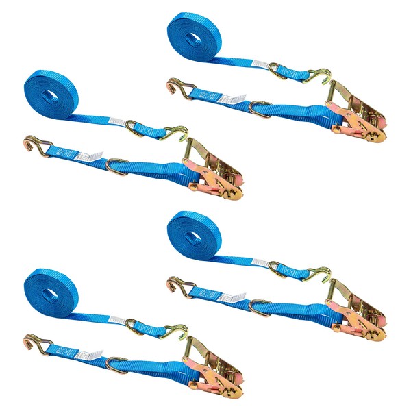 US Cargo Control Ratchet Tie Down Strap, 1 Inch x