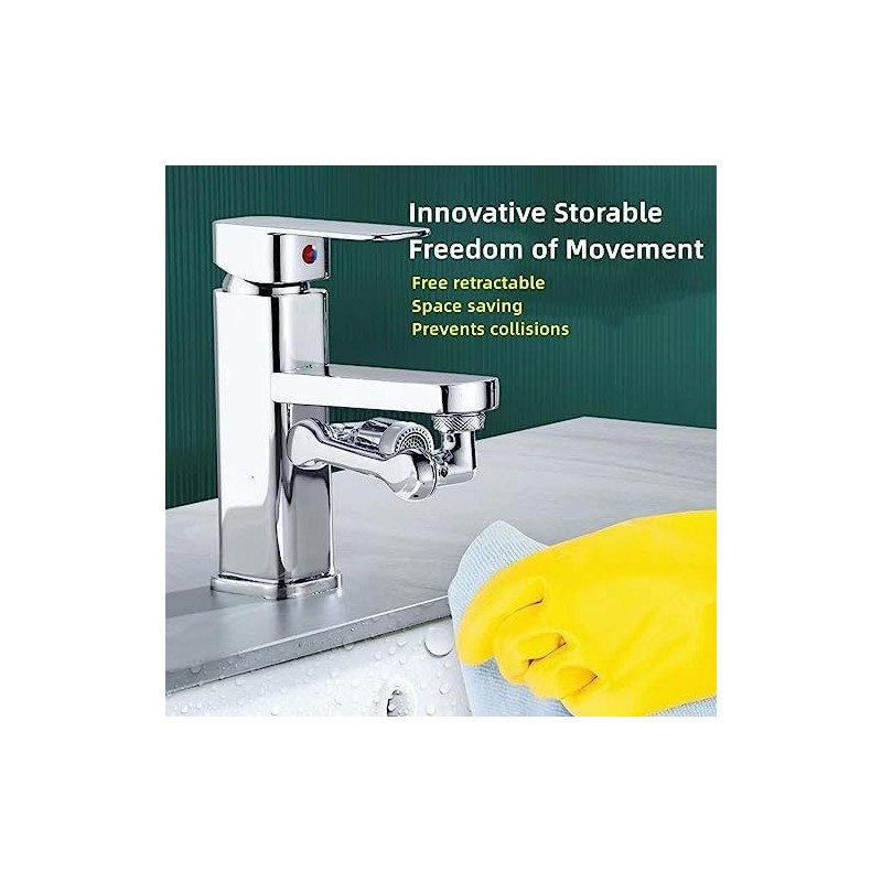 Extensor universal de llave giratorio - aireador de grifo de