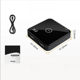 8K 60Hz HDMI Switcher 2-Port Bi-Direction Two-Way Transmission HDMI 2.1 Bi-Directional 2x1 1x2 Switch Splitter for PC