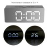 Household Desktop Multifunctional LED Electronic Digital Alarm Clock Makeup Mirror