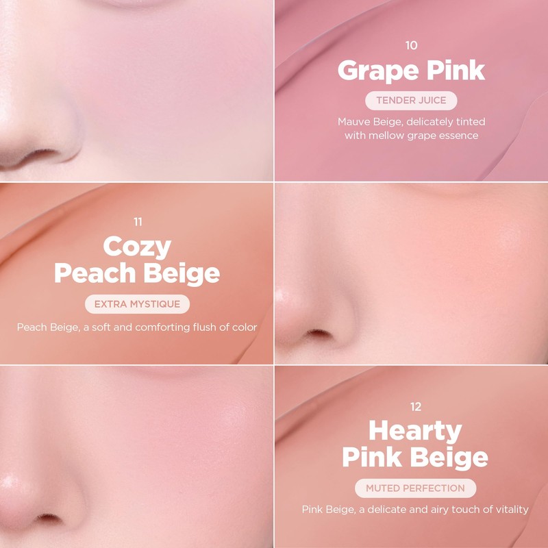 lilybyred Luv Beam Cheek Balm | Heart-Shaped Korean Cream Blush,