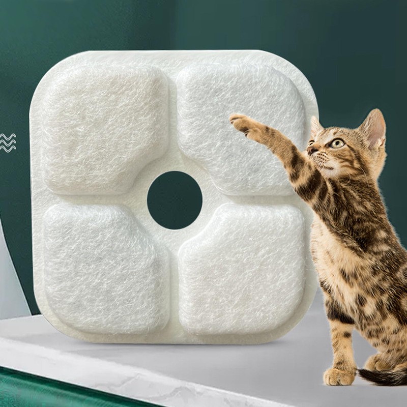 YANINEE Pack of 15 Replacement Filter Cat Fountain Filter Drinking