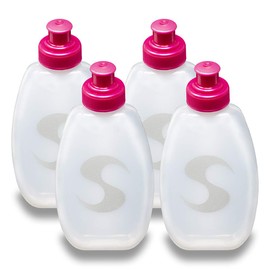 Synergy Running Water Bottles (9oz 4-Pack, Pink)