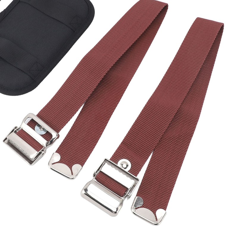 2PCS Drywall Stilt Protective Comfortable Adjustable Stilt Leg Straps Padded