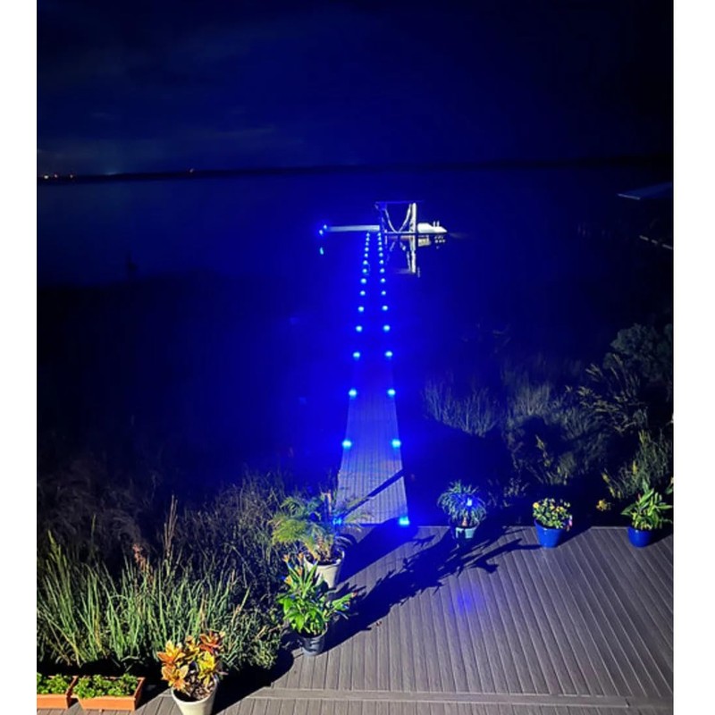 Hydro Glow Solar Pathway Submersible LED Light, IP68 Waterproof, High-Impact