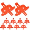 BaYiToo 10 Pcs Bicycle Disc Brake Pad Spacer, Hydraulic Brake