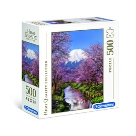 Clementoni Fuji Mountain 500 Piece Jigsaw Puzzle for Adults (Square Box)