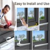 118” Wedge-Shape Foam Window Weather Stripping Door Seal Strip,Soundproofing Frame