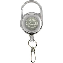 Smith LTD Carabiner Reel, Silver