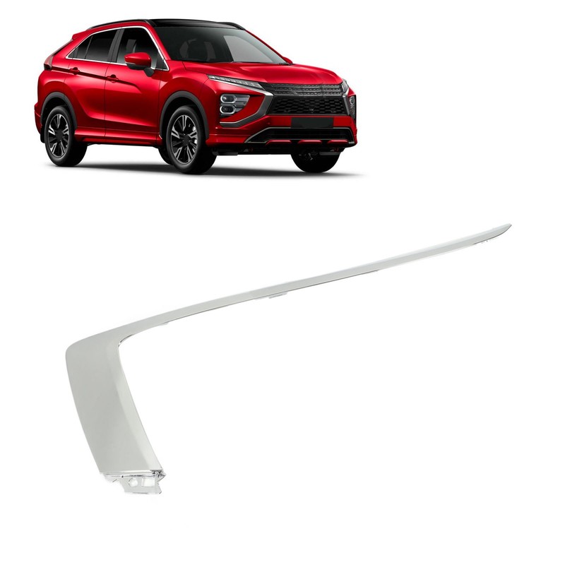 Front Bumper Upper Chrome Trim Stylish Replacement for Mitsubishi Eclipse