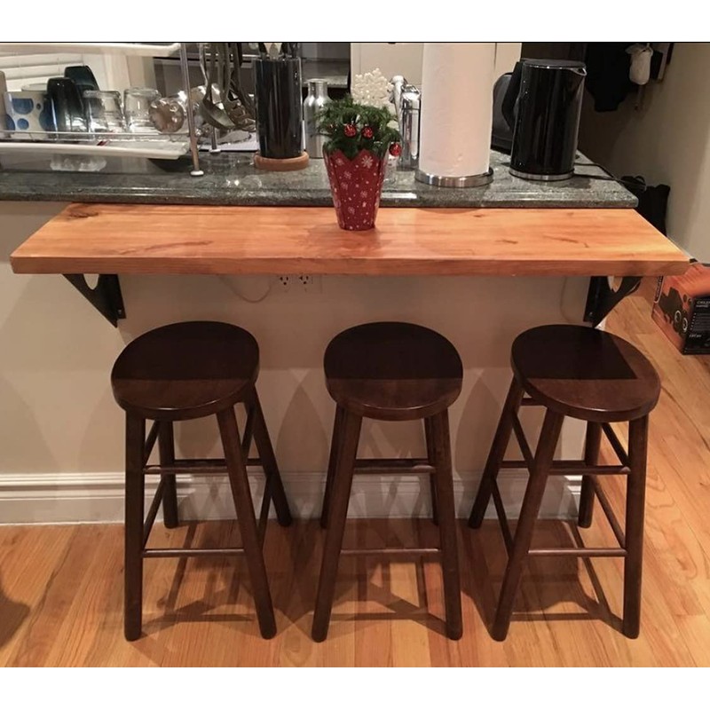 FOF FRIEND OF FAMILY Industrial Rustic Wall-Mounted Table, Dining Table