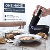IZL Kitchenware Gravity Electric Salt and Pepper Grinder Set -