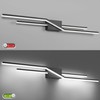 SOLFART Bathroom Vanity Light Dimmable Modern Matte Black Bathroom Light