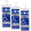 LotFancy Handicap Placard Holder for Auto, Pack of 3, Disabled