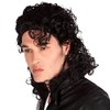 Boland 10103071 BOL85723 Michael J. Popstar Wig, Black, One Size