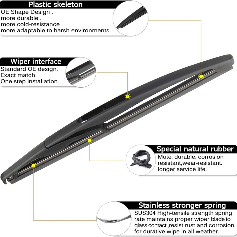 For Genuine 15276248 Window Wiper Arm Set-Replacement For GMC Acadia,Saturn