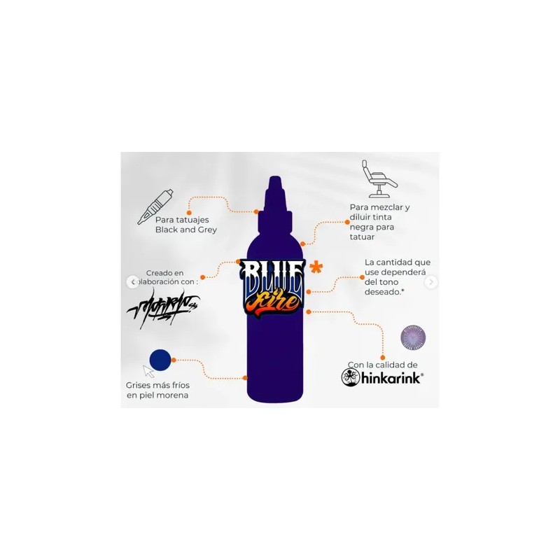 Mixer Witch Blue Fire Hinkarink Gray Wash Tattoo 250ml