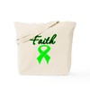 CafePress Lymphoma Faith Tote Bag Reusable Natural Beige Canvas Shopping