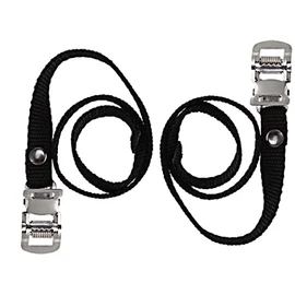 cyclingcolors 2x bike pedal straps with chrome clamps cycling fixie road exercise lashing singlespeed