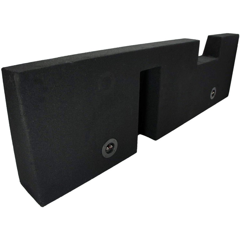 Fits 2001-2014 Ford F250 F350 Crew Cab Dual 12" Subwoofer