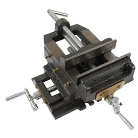TINVHY 6 Inch Cross Slide Vise Heavy Duty Bench Clamp X-Y Double ways sliding Fit for Metal Milling Drilling and Grinding