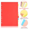 Pack of 5 Index Dividers A4 12 Pieces, Cardboard Index