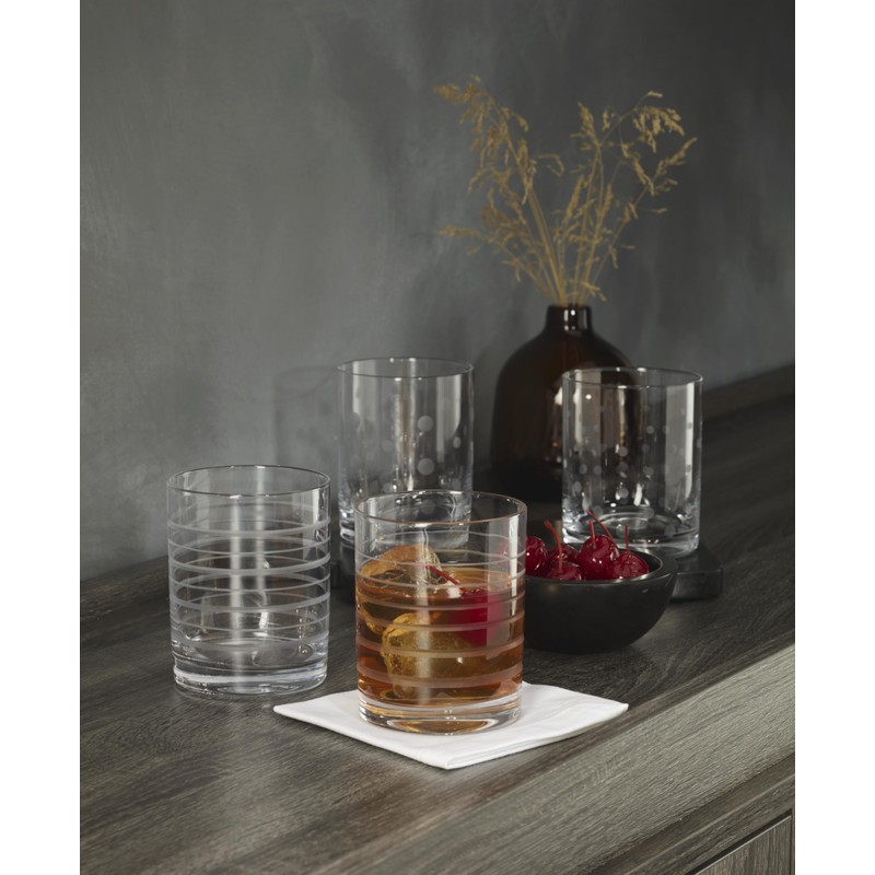 Oneida 897852 Mingle Double Old Fashioned Glasses, Set Of 4