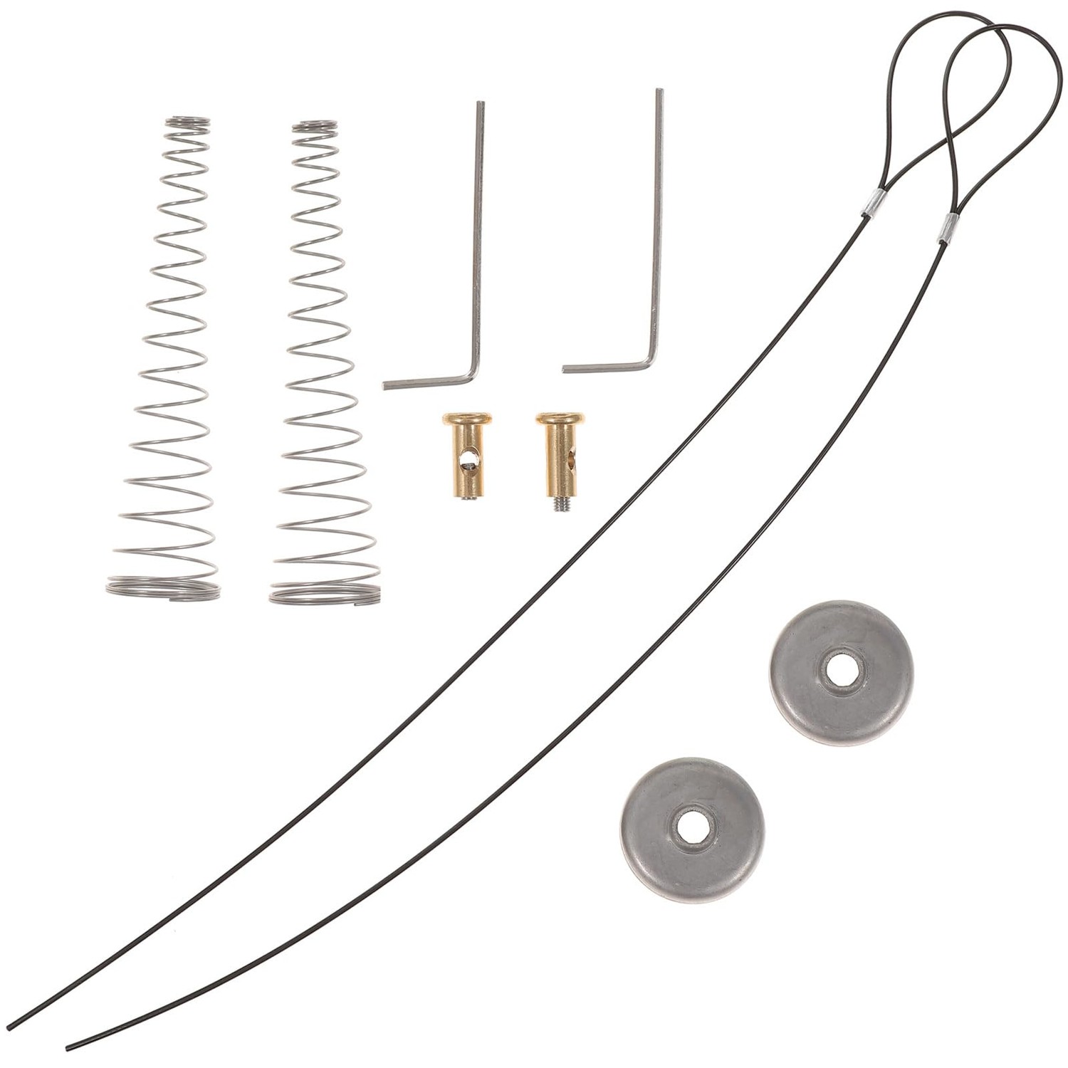 OATIPHO Gate Latch Cable Pull, 2 Sets Gate Latches Outdoor with Spring ...