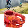 LUNJE 31.8/35x35mm Aluminum Alloy Bicycle Bar Stem Hollow Cycling Short