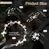 12 Pcs Bridal Hair Accessories, Wedding Headband Wedding Hair Accessories,