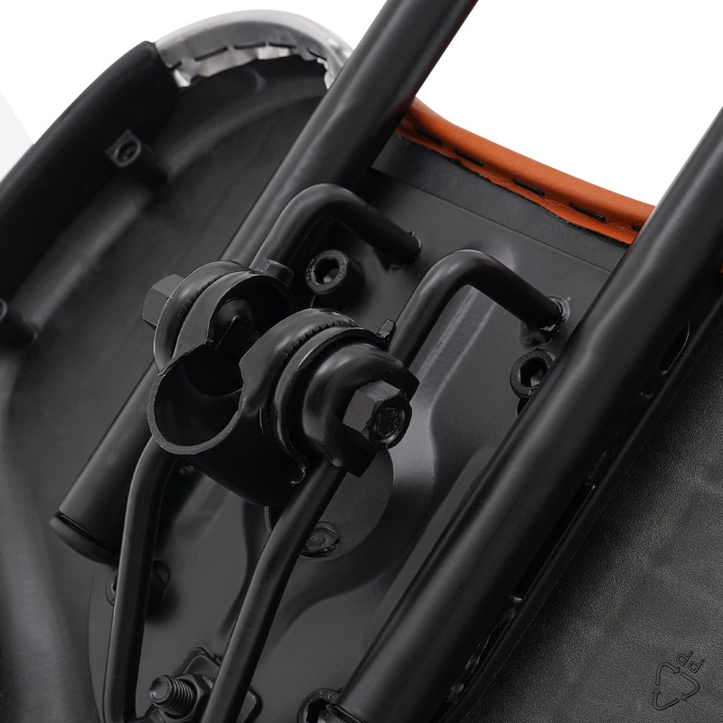 YIYIBYUS Bike Seat with Backrest,Extra Wide Bicycle Tricycle Saddle Seat,