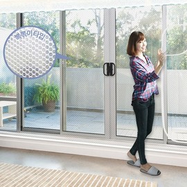 Velcro integrated veranda window entrance windproof vinyl bubble wrap curtain windbreaker 01.Bubble wrap veranda type windproof vinyl (Velcro integrated type) 350*190 2ea