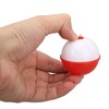 50PCS Ball Shaped Fishing Float Plastic White Red 2 Specifications
