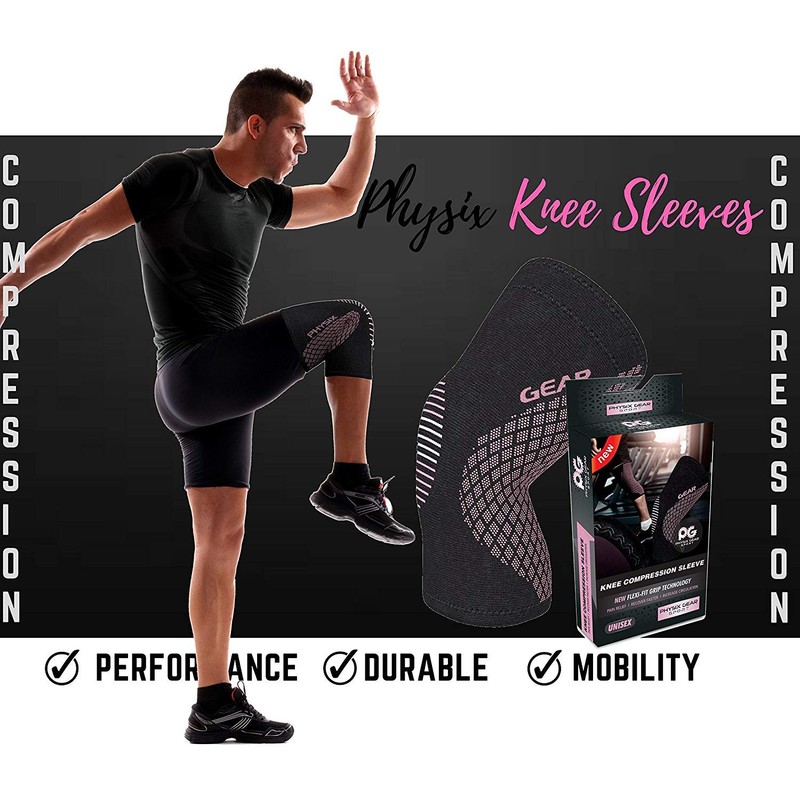 PHYSIX GEAR Knee Support Brace - Premium Recovery & Compression