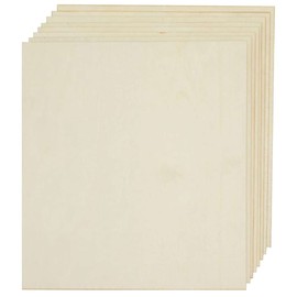 Plywood 12Pcs, 2MM 1/8" x 12" x 20" Inch,Perfect for Arts and Crafts, School Projects and DIY Projects,Baltic Birch Sheets, Perfect for Laser, CNC Cutting and Wood Burning