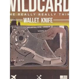 Wildcard Zootility tools WILDCARD wallet knife, new in original package, 6 Function tools