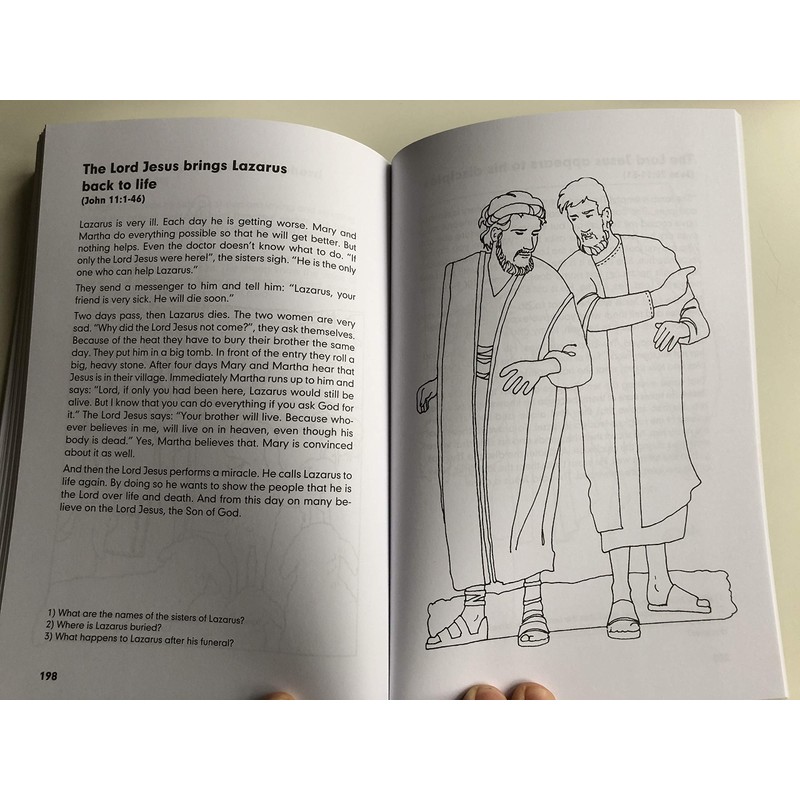 Kinder-Mal-Bibel englisch: with stories and pictures