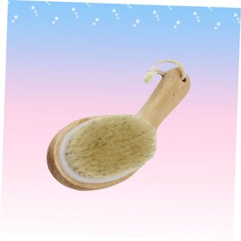 FRCOLOR Wooden Shower Brush Body Exfoliating Back Scrubber Dry Brush Hanging String