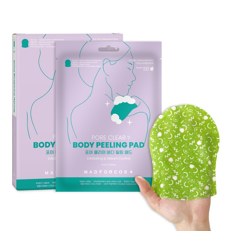 Mad Forcos Body Peeling Pad Exfoliation Scrub Deep Moisture 10+10,