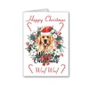 gfc Golden Retriever Dog Happy Christmas Card owner mum dad