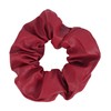 Vegan Leather Look Scrunchie (Red)