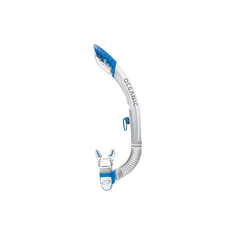 Oceanic Ultra Dry 2 Snorkel - Clear/Blue