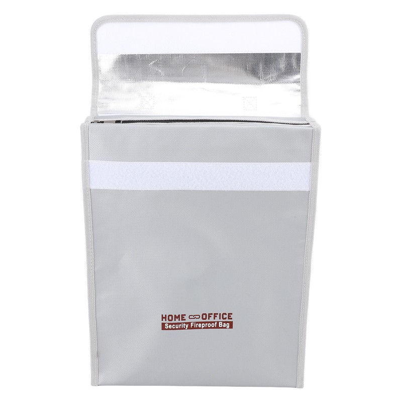 Fireproof Document Holder Pouch Waterproof Fireproof Money Bag with Zipper