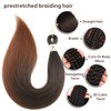 30inch T1B30 Braiding Hair Pre Stretched ombre 8packs, Itch Free