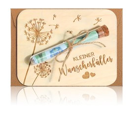 Money Gifts Birthday, Money Gift, Wedding Wish Fulfiller Packaging, with Envelopes, Funny Gifts Made of Wood for Christmas, Youth Consecration, Travel, Test Tubes and Twine, Gift Packaging