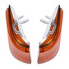 HECASA Amber Marker Lights Lens Compatible with 1987-1988 Oldsmobile Cutlass